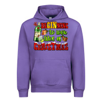 Tulip beginning to look like a christmas with gin and gifts Urban Hoodie - AdoDesignShop