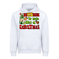White beginning to look like a christmas with gin and gifts Urban Hoodie - AdoDesignShop