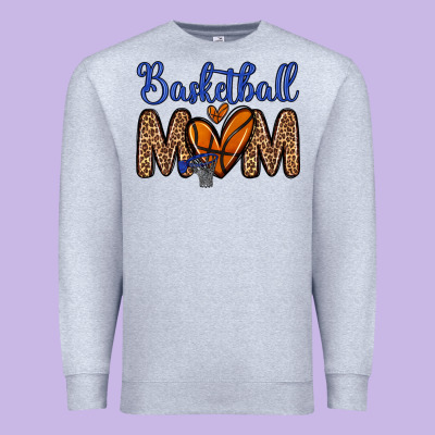 Basketball Mom Premium Sweatshirt Designed By Zillion Design Studio