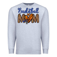 Heather Grey basketball mom Premium Sweatshirt - Zillion Design Studio