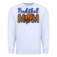 White basketball mom Premium Sweatshirt - Zillion Design Studio