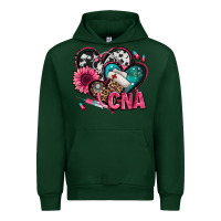 Forest Green certified nursing assistant cna hearts Urban Hoodie - Jasminsmagicworld