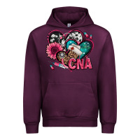 Mauve Wine certified nursing assistant cna hearts Urban Hoodie - Jasminsmagicworld