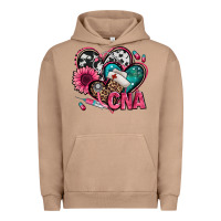 Pigment Burro certified nursing assistant cna hearts Urban Hoodie - Jasminsmagicworld