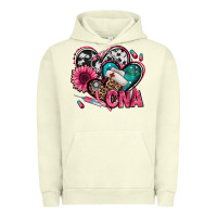 Pigment Pistachio certified nursing assistant cna hearts Urban Hoodie - Jasminsmagicworld