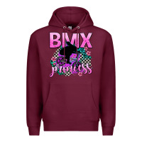 Burgundy bmx princess Premium Hoodie - AdoDesignShop