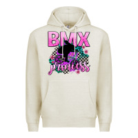 Oatmeal Heather bmx princess Premium Hoodie - AdoDesignShop