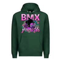 Sports Green bmx princess Premium Hoodie - AdoDesignShop