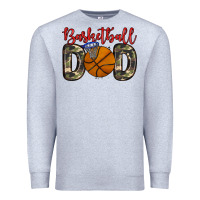 Heather Grey basketball dad Premium Sweatshirt - Zillion Design Studio