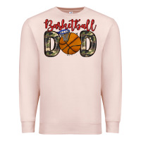 Pale Pink basketball dad Premium Sweatshirt - Zillion Design Studio