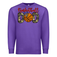 Purple basketball dad Premium Sweatshirt - Zillion Design Studio