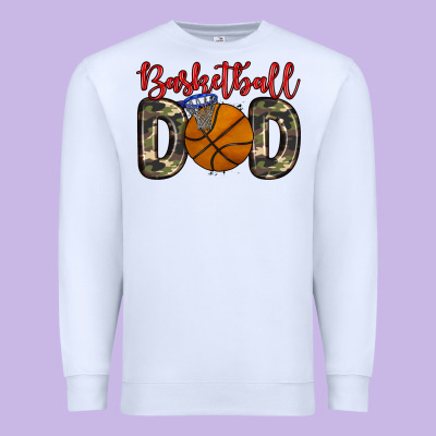 Basketball Dad Premium Sweatshirt Designed By Zillion Design Studio
