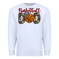 White basketball dad Premium Sweatshirt - Zillion Design Studio