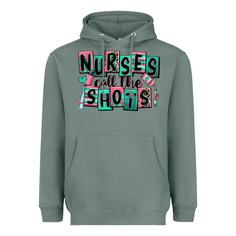 Nurses Call The Shots Heavyweight Hoodie by RanaPortraitStore | Teevron