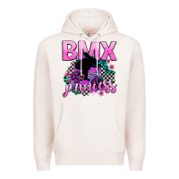 Pale Pink bmx princess Premium Hoodie - AdoDesignShop