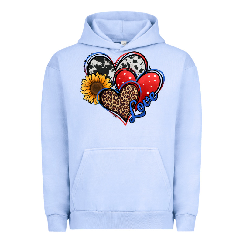 4th Of July American Hearts Urban Hoodie by Jasminsmagicworld | Teevron