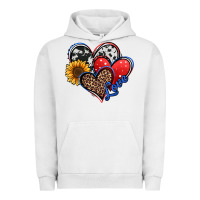 Pigment Lunar Rock 4th of july american hearts Urban Hoodie - Jasminsmagicworld