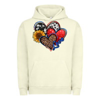 Pigment Pistachio 4th of july american hearts Urban Hoodie - Jasminsmagicworld
