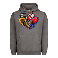 Pigment Tornado 4th of july american hearts Urban Hoodie - Jasminsmagicworld