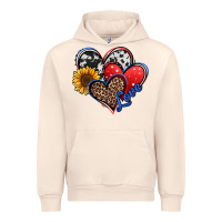 Sandshell 4th of july american hearts Urban Hoodie - Jasminsmagicworld