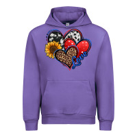 Tulip 4th of july american hearts Urban Hoodie - Jasminsmagicworld