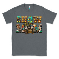 Charcoal Heather show mom suffolk sheep black sheep Classic Tee - BarkalooDesign