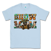 Dusty Blue show mom suffolk sheep black sheep Classic Tee - BarkalooDesign
