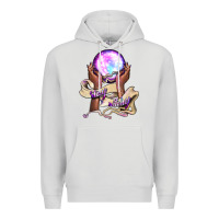 Dove Grey stay witchy Premium Hoodie - BundleAndBundleShop