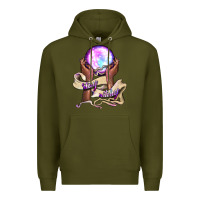 Army Green stay witchy Premium Hoodie - BundleAndBundleShop