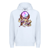 White stay witchy Premium Hoodie - BundleAndBundleShop