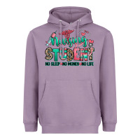 Lavender nursing student no sleep no money no life Heavyweight Hoodie - RanaPortraitStore