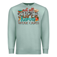 Seafoam not all superheroes wear capes with books Premium Sweatshirt - texasbilliewilder