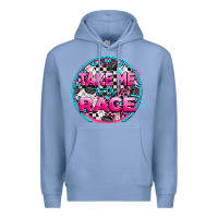 Colony Blue take me to the race Premium Hoodie - AdoDesignShop
