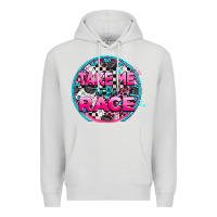 Dove Grey take me to the race Premium Hoodie - AdoDesignShop