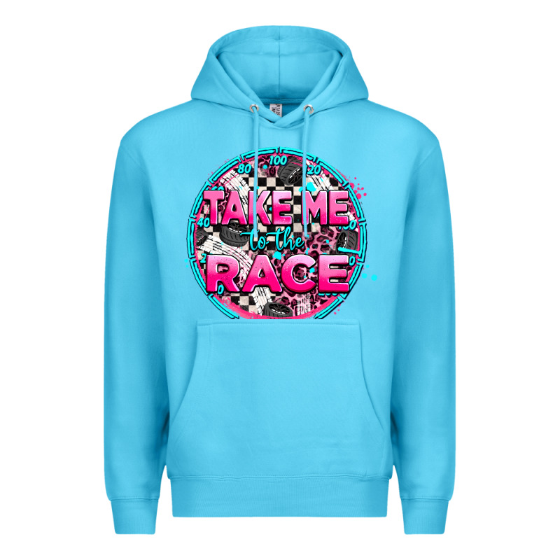 Take Me To The Race Premium Hoodie by AdoDesignShop | Teevron