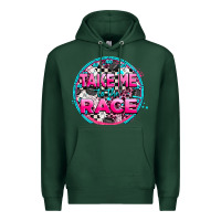 Sports Green take me to the race Premium Hoodie - AdoDesignShop