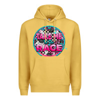 Antique Gold take me to the race Premium Hoodie - AdoDesignShop