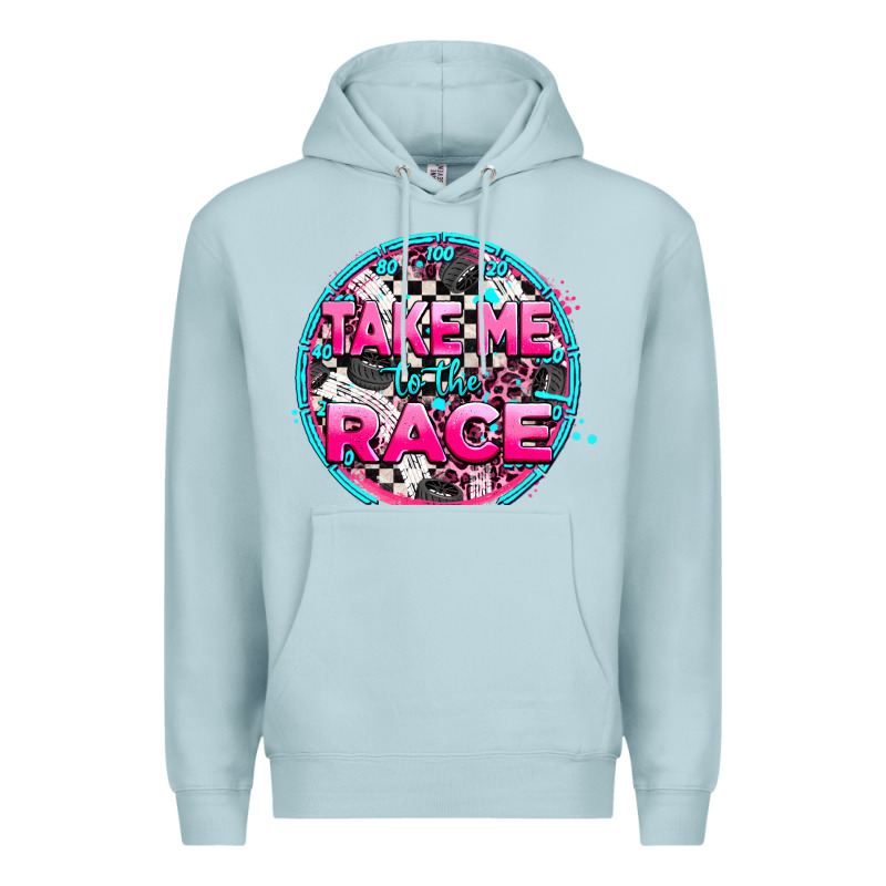 Take Me To The Race Premium Hoodie by AdoDesignShop | Teevron