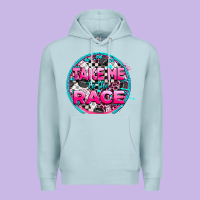 Take Me To The Race Premium Hoodie Designed By Adodesignshop