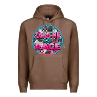 Chestnut take me to the race Premium Hoodie - AdoDesignShop