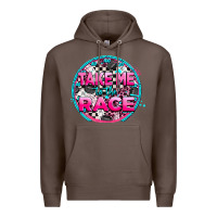 Coffee take me to the race Premium Hoodie - AdoDesignShop