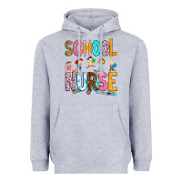 Heather Grey school nurse Heavyweight Hoodie - RanaPortraitStore