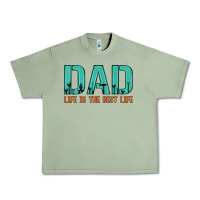 Oil Green dad life is the best life Urban Heavy Tee - Artiststas