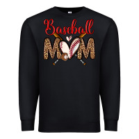 Black baseball mom Premium Sweatshirt - Zillion Design Studio
