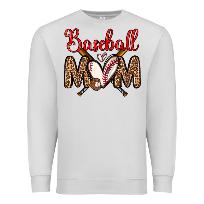 Baseball Mom Premium Sweatshirt by Zillion Design Studio | Teevron