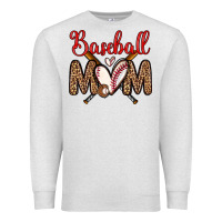Oatmeal Heather baseball mom Premium Sweatshirt - Zillion Design Studio