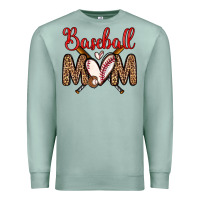 Seafoam baseball mom Premium Sweatshirt - Zillion Design Studio