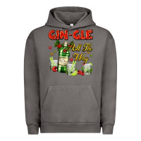 Pigment Tornado gin`gle all the way with bottle and cocktails Urban Hoodie - AdoDesignShop