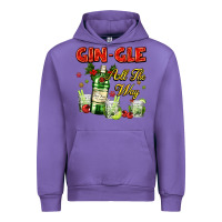 Tulip gin`gle all the way with bottle and cocktails Urban Hoodie - AdoDesignShop
