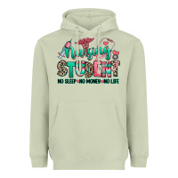 Matcha nursing student no sleep no money no life Heavyweight Hoodie - RanaPortraitStore